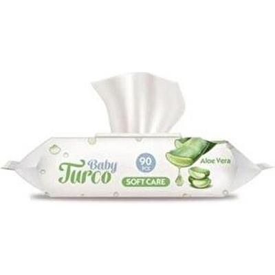 Baby Turco Aloe Vera Islak Mendil 90 Yapraklı Günlük Kullanım İçin Kapaklı