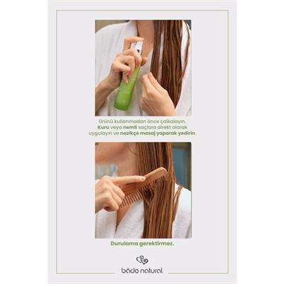 Bade Natural Biberiye Kolay Tarama ve Saç Bakım Sütü 100 ml