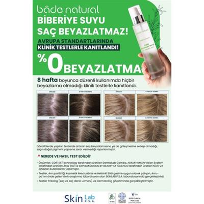 Bade Natural Biberiye Suyu Dökülme Karşıtı ve Saç Uzamasını Destekleyici Saç Toniği %100 Doğal ve Saf 100 ml