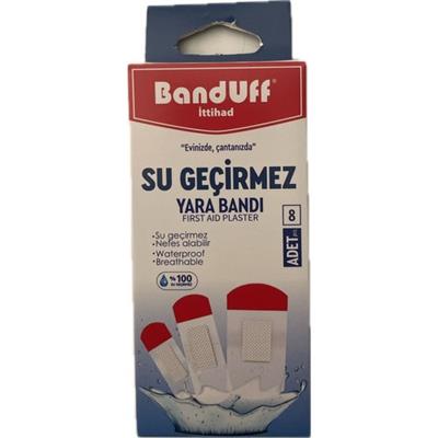 Banduff Su Geçirmez Yara Bandı 8 Ad 2 paket