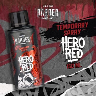 Barber Marmara Geçici Renkli Saç Spreyi Kırmızı 150 ml