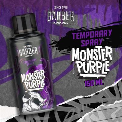 Barber Marmara Geçici Renkli Saç Spreyi Mor 150 ml