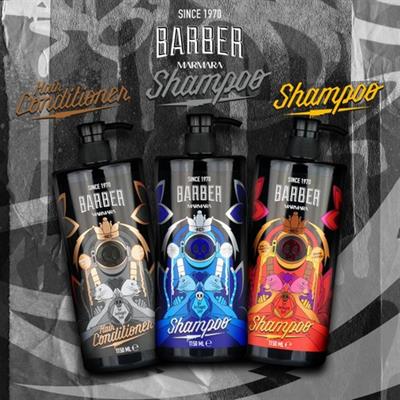 Barber Marmara Keratin Şampuan, Arındırıcı, Tuzsuz, Parabensiz, Besleyici Pompalı, 1150 ml