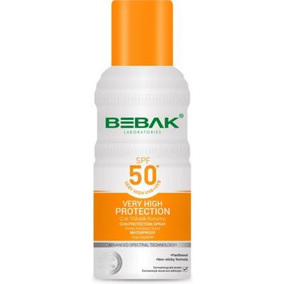 Bebak Spf 50+ Uva/uvb Işınlarına Karşı  Yüksek  Etkili  Güneş Koruyucu Sprey 150 ml