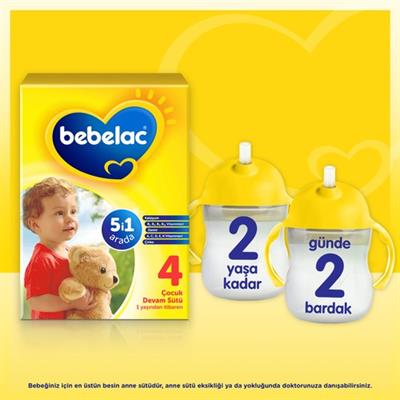 Bebelac 4 Çocuk Devam Sütü 1 Yaş+ 400 Gr