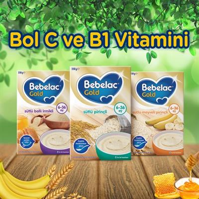 Bebelac Sütlü Pirinçli Tahıl Bazlı Kaşık Maması 250 gr