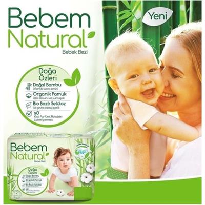 Bebem Natural Large 6 Beden 15+ kg 40lı