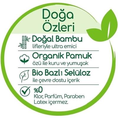Bebem Natural Large 6 Beden 15+ kg 40lı