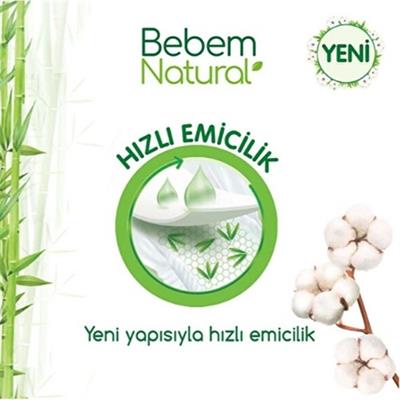 Bebem Natural Ultra Fırsat Paketi 5 Beden Junior 80 Adet Bebek Bezi