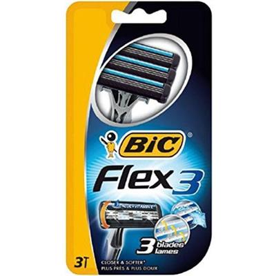 Bic Flex 3 Tıraş Bıçağı 3lü Blister (3 Bıçak)