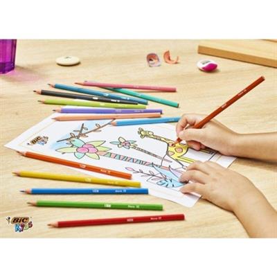 Bic Kids Tropicolor 12 Renk Kuru Boya Kalemi