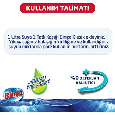 Bingo Elde Bulaşık Deterjanı Çiçeklerin Işıltısı 675 gr