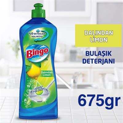Bingo Elde Bulaşık Deterjanı Dalından Limon 675 gr
