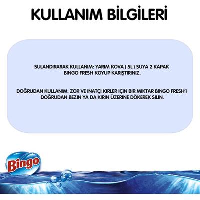 Bingo Fresh Yüzey Temizleyici Masal 2;5 L
