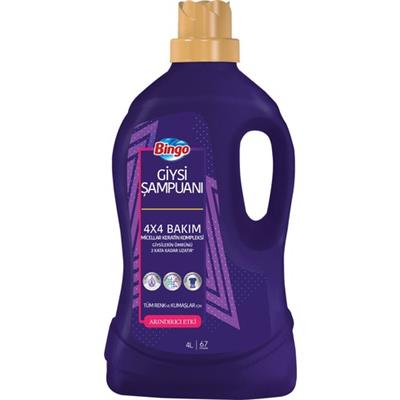 Bingo Giysi Şampuanı Arındırıcı Etki 4 lt.