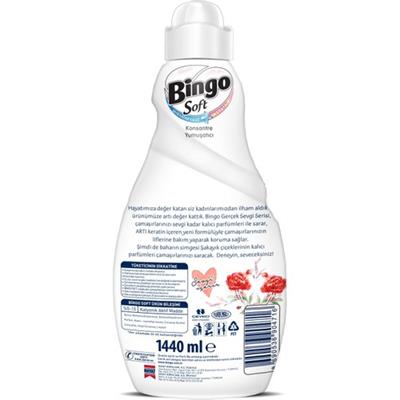 Bingo Konsantre Soft Şakayık Baharı Çamaşır Yumuşatıcı 1440 ml