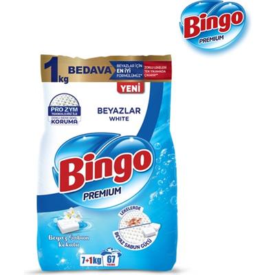 Bingo Matik Premium Toz Deterjan 8 kg Beyaz