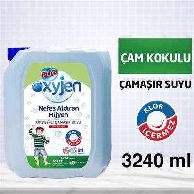 Bingo Oksijen Çamaşır Suyu Çam Kokulu 3;24 L
