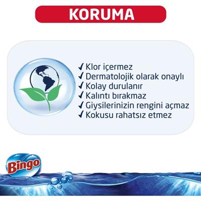 Bingo Oksijen Çamaşır Suyu Limon Kokulu 3;24 L