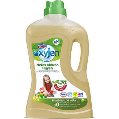 Bingo Oxyjen Doğal İçerikli Yüzey Temizleyici Bambu & Aloe Vera 2,5 L