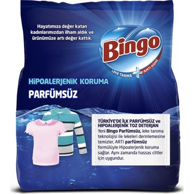 Bingo Parfümsüz Toz Çamaşır Deterjanı 4 Kg
