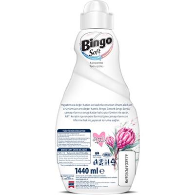 Bingo Soft Konsantre Çamaşır Yumuşatıcısı Yıldız Çiçeği 1440 ml