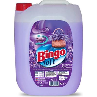 Bingo Soft Lavanta Rüzgarı Çamaşır Yumuşatıcısı 5L