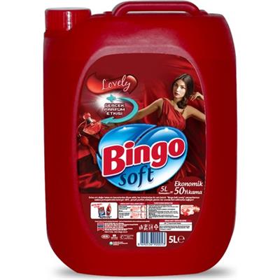 Bingo Soft Lovely Çamaşır Yumuşatıcısı 5 lt