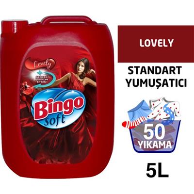 Bingo Soft Lovely Çamaşır Yumuşatıcısı 5 lt