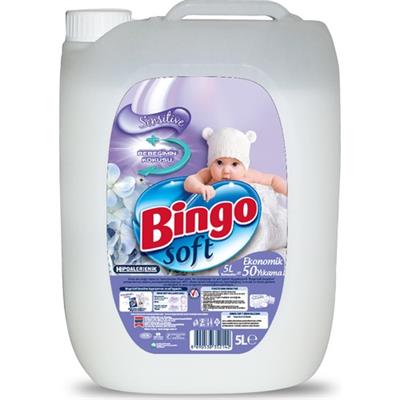 Bingo Soft Yumuşatıcı Bebeğimin Kokusu 5 L Hipoalerjenik Boyasız 50 Yıkama Kapasiteli