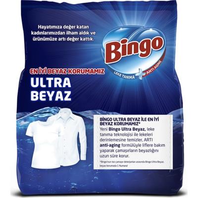 Bingo Ultra Beyaz Toz Çamaşır Deterjanı 4 Kg
