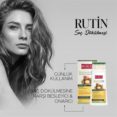 Bioblas Botanic Oils Argan Yağı Şampuan 360 ml Onarıcı Parabensiz