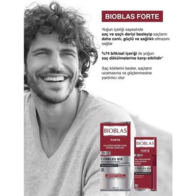 Bioblas Forte Dökülme Karşıtı Şampuan 360 ml Antialerjik Bitkisel Formül Parabensiz Tüm Saç Tipleri