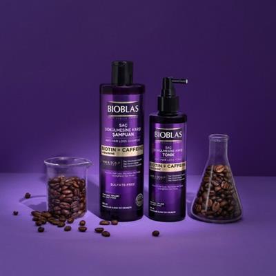 Bioblas Kafein Arjinin Biotin Şampuan Dökülme Karşıtı Sülfatsız Formül 400 ml