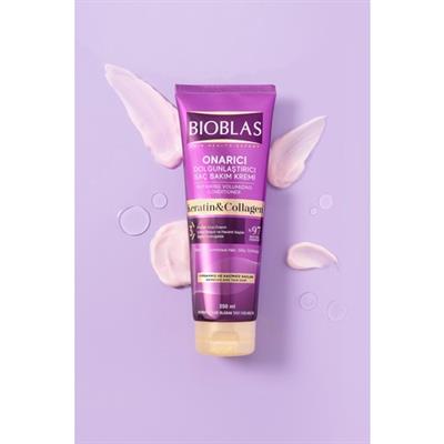 Bioblas Sülfatsız Saç Bakım Kremi 250 ml Keratin ve Kolajen İçerikli İnce Telli Saçlara Hacim ve Dökülme Karşıtı