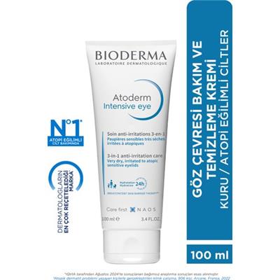Bioderma Göz Bakım Kremi - Nemlendirici ve Makyaj Temizleyici 100 ml