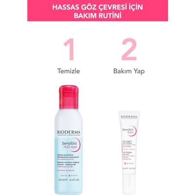 Bioderma Göz Çevresi Bakım Jeli 15 ml Hassas Ciltlere Uygun Alkol İçermeyen Yoğun Nemlendirme