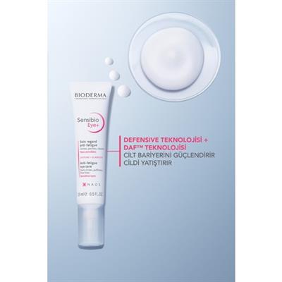 Bioderma Göz Çevresi Bakım Jeli 15 ml Hassas Ciltlere Uygun Alkol İçermeyen Yoğun Nemlendirme
