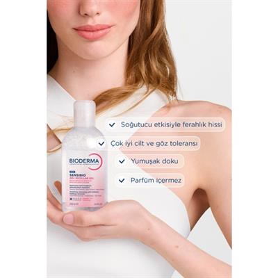 Bioderma Hassas Ciltler İçin Durulama Gerektirmeyen Temizleyici Misel Jel 250 ml
