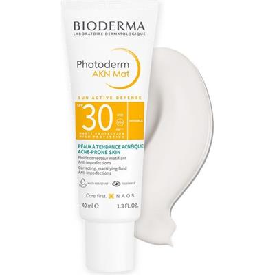 Bioderma Photoderm AKN Mat SPF30 Güneş Kremi Karma Ciltler İçin 40 ml Yağsız Formül