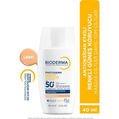 Bioderma Photoderm XDefense Spf50+ Tüm Cilt Tipleri Antioksidan Etkili Renkli Güneş Kremi Light 40 ml