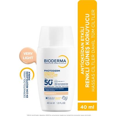 Bioderma Photoderm XDefense Spf50+ Tüm Cilt Tipleri Antioksidan Etkili Renkli Güneş Kremi Very Light 40 ml
