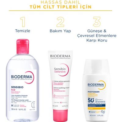 Bioderma Photoderm XDefense Spf50+ Tüm Cilt Tipleri Antioksidan Etkili Akışkan Güneş Kremi Renksiz 40 ml