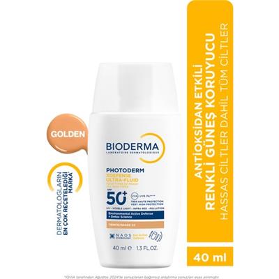 Bioderma Photoderm XDefense Spf50+ Tüm Cilt Tipleri Antioksidan Etkili Renkli Güneş Kremi Golden 40 ml