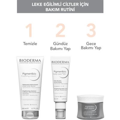 Bioderma Pigmentbio Daily Care Gündüz Kremi 40 ml C ve E Vitaminli Leke Karşıtı SPF50+ Nemlendirici