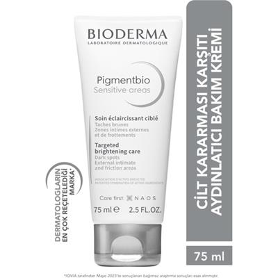 Bioderma Pigmentbio Sensitive Areas Genital Bölge, Eklem Bölgeleri için Kararma Karşıtı Aydınlatıcı Krem 75 ml