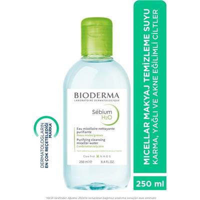 Bioderma Sebium H2O Makyaj Temizleme Su - Karma ve Yağlı Ciltler İçin 250 ml