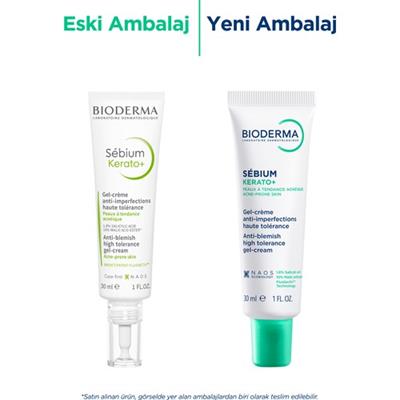 Bioderma Sebium Kerato+ Sivilce, Akne Lekesi Karşıtı AHA, BHA, Salisilik Asit İçeren Bakım Kremi 30 ml