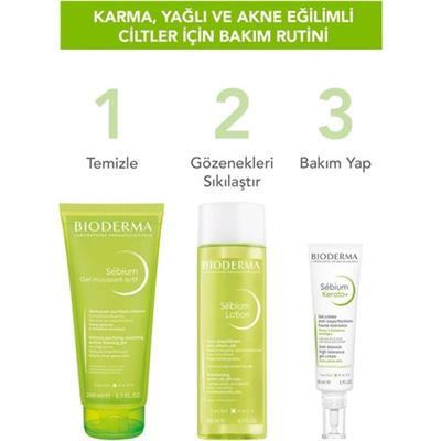 Bioderma Sebium Lotion Gözenek Sıkılaştırıcı, Siyah Nokta Karşıtı Arındırıcı Salisilik Asit Tonik 200 ml