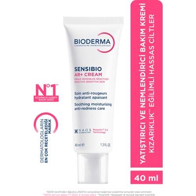 Bioderma Sensibio Ar+ Krem 40 Ml Dermatolojik Olarak Test Edilmiş Hassas Ciltler İçin